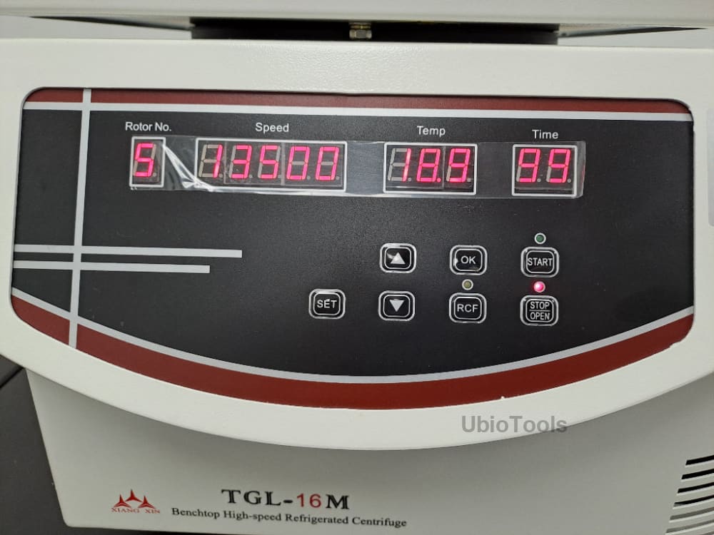 Benchtop High Speed Refrigerated Centrifuge Tgl-16M